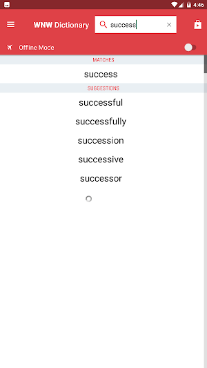Webster's Thesaurus Screenshot 1