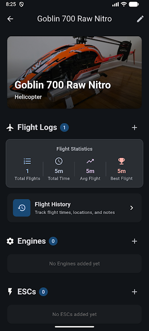 RC Model Manager Screenshot 2