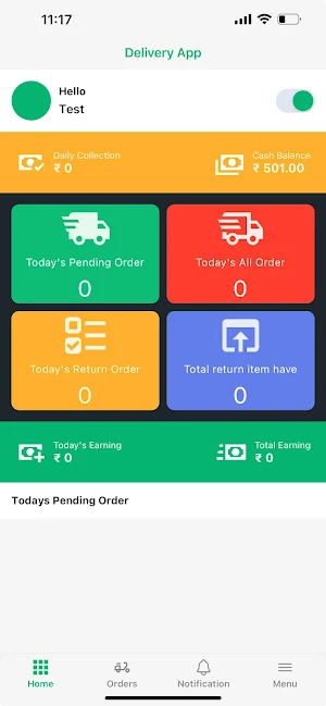 RozDeal – Delivery Partner Screenshot 1
