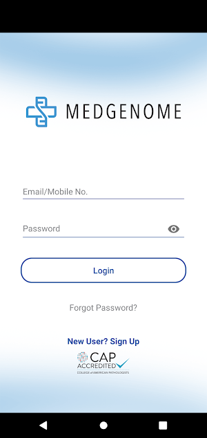 MedGenome Clinician App Screenshot 1