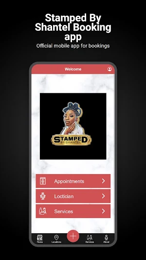 Stamped By Shantel Booking app Screenshot 0