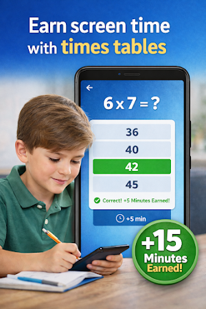 Math Screen Time Limit & Timer Screenshot 0