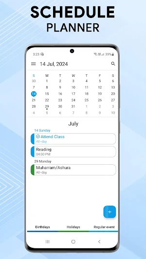 Calendar Screenshot 1
