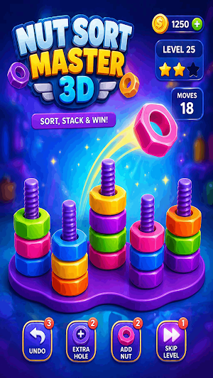 Nut Sort : Color Puzzle Screenshot 0