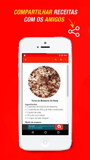 Receitas de Tortas de Bolacha Screenshot 2