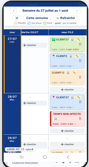 Suiv'Heures Screenshot 2