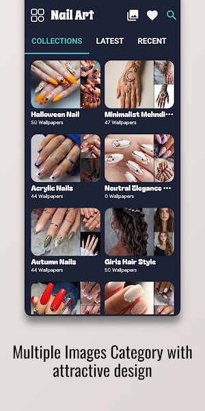 Neutral Elegance Nail Design Screenshot 1