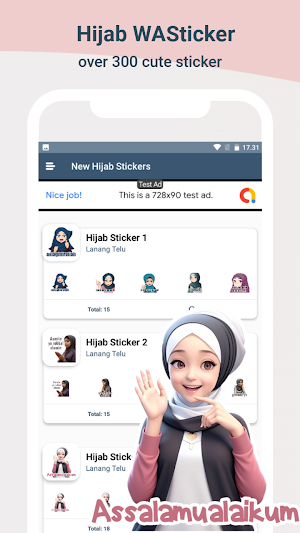 Hijab Sticker - WASticker Screenshot 1