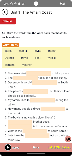 4K EE Words 1 - 2nd Edition Screenshot 2