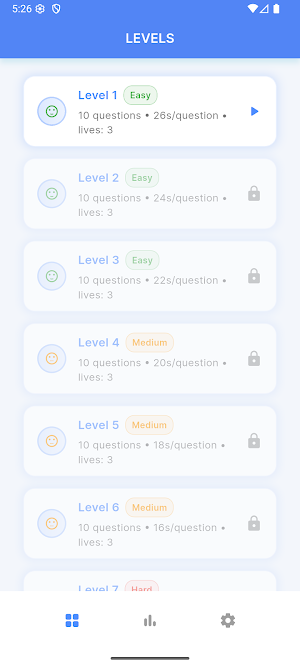 MCQ Math Puzzles Screenshot 1