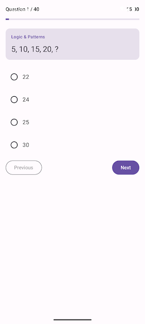 IQ Calculator Screenshot 1