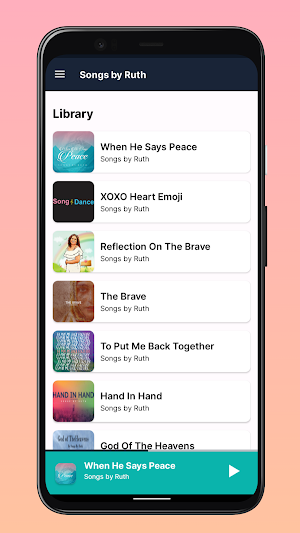 Songs By Ruth Screenshot 2
