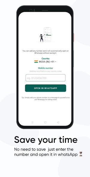 DirectChat open - Chat without saving number Screenshot 2