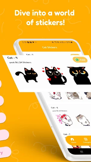 Cat Stickers Screenshot 1