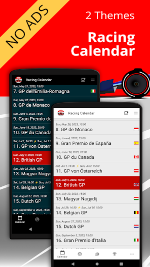 Racing Calendar 2023 - Donate Screenshot 0