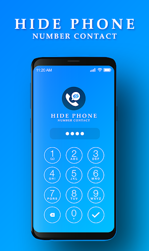 Hide phone number - Hide contact Screenshot 1