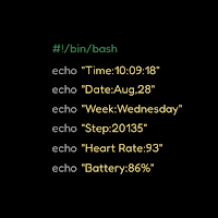 Program code watch face