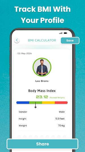 Raiwa BMI calculator Screenshot 3