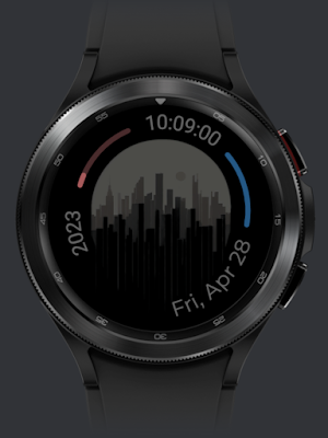 City Night Watch Face Screenshot 1