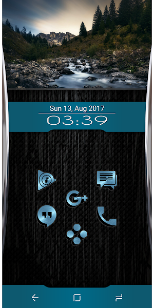 Alone Turquoise Icon Pack Screenshot 0