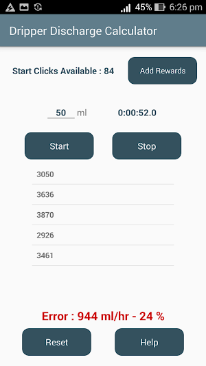 Dripper Discharge Calculator Screenshot 1
