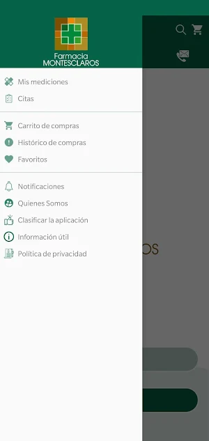Farmacia Montesclaros Screenshot 2