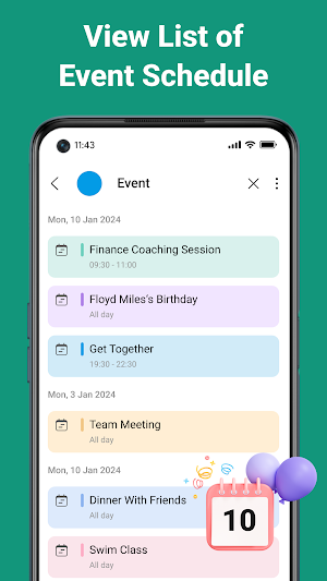 Calendar Screenshot 3