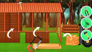 Horse Stable Maker & Build It: Cattle Home Builder Screenshot 0