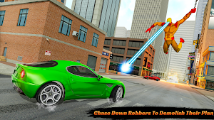 Flying Robot Rope Hero Games: Grand Crime City Screenshot 2