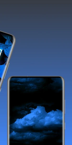 blue wallpaper HD Screenshot 1