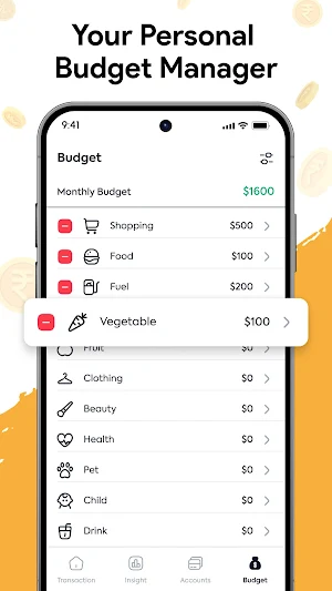 Money Manager & Budget Tracker Screenshot 3