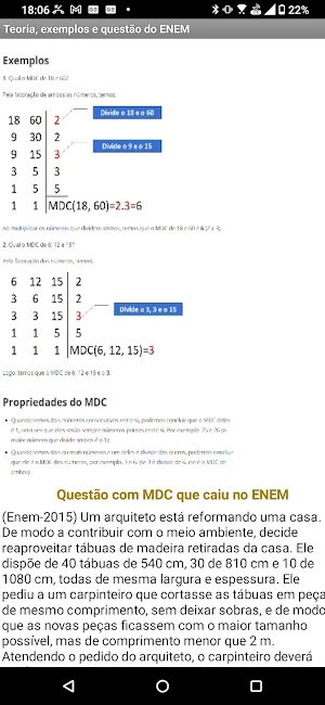 A matemática e a divisão longa Screenshot 0