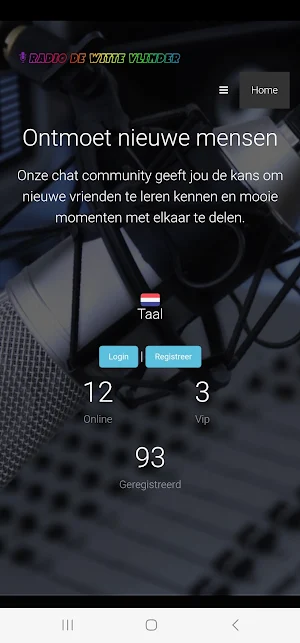 Radio de witte vlinder Screenshot 3