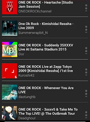 One ok rock musick players Screenshot 3