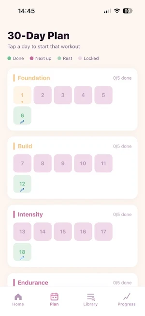 Pilates Power Pack Screenshot 2