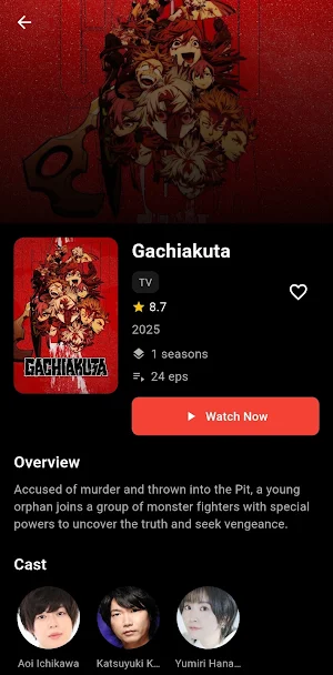 WinAnime - Anime TV Screenshot 2