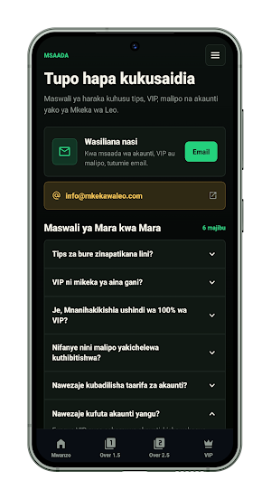 Mkeka wa Leo - Betting Tips Screenshot 0