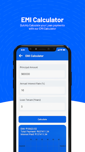 Loancash - Emi Loan Calculator Screenshot 1