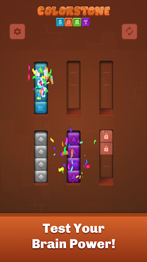 Colorstone Sort Puzzle Game Screenshot 1