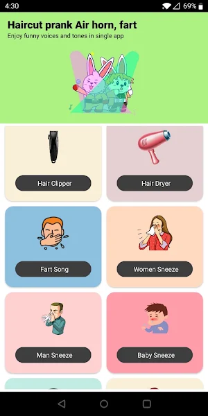 Haircut prank Air horn, fart Screenshot 1
