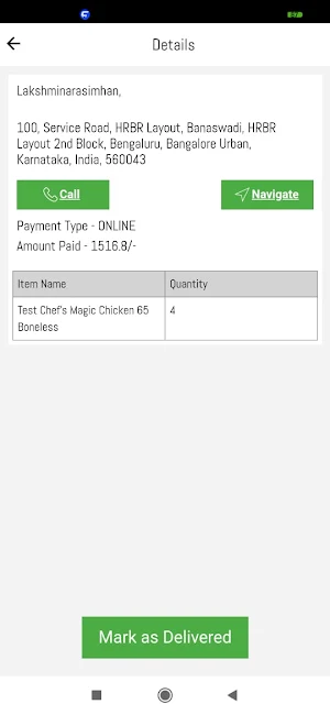FM Delivery App Screenshot 3