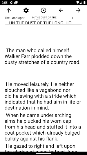 Book, The Landloper Screenshot 1