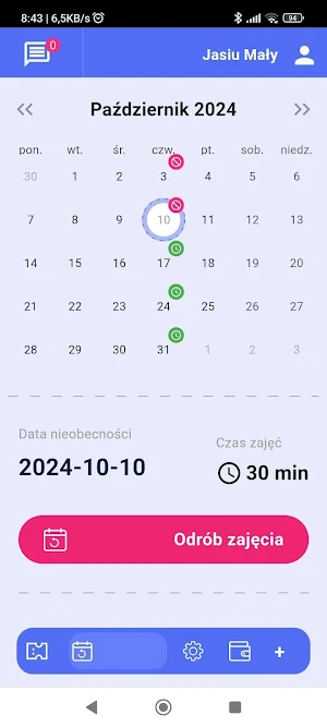 Szkoła Nauki Pływania RYBKA Screenshot 1