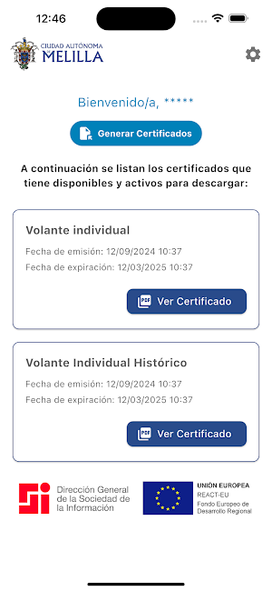 Padrón Melilla Screenshot 1