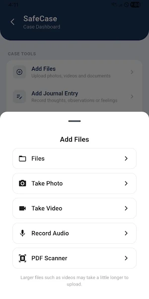 SafeCase - Document Organiser Screenshot 1