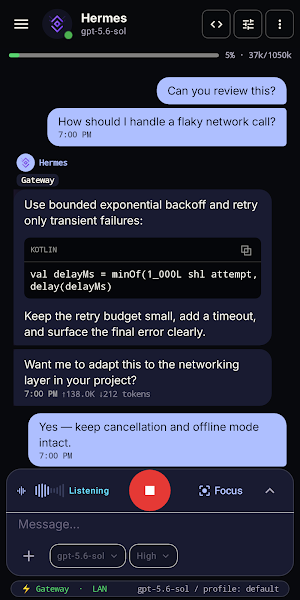 Hermes-Relay Screenshot 0
