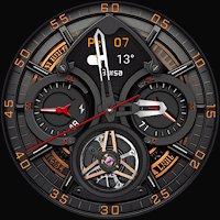 Tourbillion Analog Watch Face