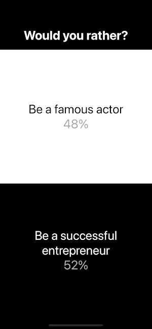 Would You Rather Screenshot 2