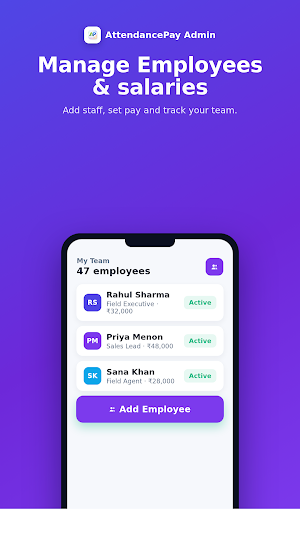 AttendancePay Admin: Team & HR screenshot 7