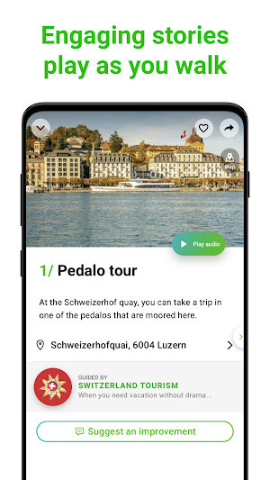 Lucerne Tour Guide:SmartGuide Screenshot 1